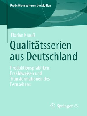 cover image of Qualitätsserien aus Deutschland